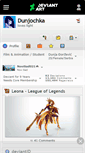 Mobile Screenshot of dunjochka.deviantart.com