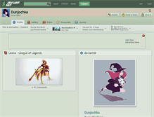 Tablet Screenshot of dunjochka.deviantart.com