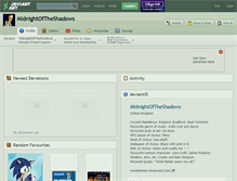 Tablet Screenshot of midnightoftheshadows.deviantart.com