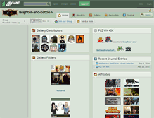 Tablet Screenshot of laughter-and-battle.deviantart.com