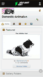 Mobile Screenshot of domestic-animals.deviantart.com