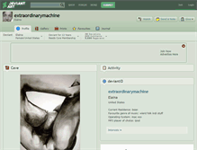 Tablet Screenshot of extraordinarymachine.deviantart.com
