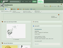 Tablet Screenshot of mortenuova.deviantart.com