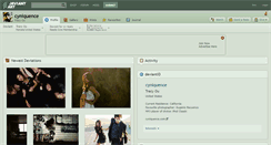 Desktop Screenshot of cyniquence.deviantart.com