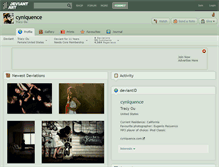Tablet Screenshot of cyniquence.deviantart.com