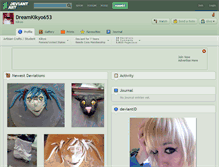 Tablet Screenshot of dreamkikyo653.deviantart.com