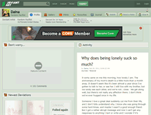 Tablet Screenshot of daina.deviantart.com