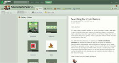 Desktop Screenshot of pokemonspritefactory.deviantart.com