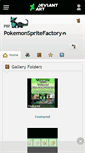 Mobile Screenshot of pokemonspritefactory.deviantart.com