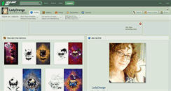 Desktop Screenshot of ladyorange.deviantart.com