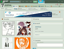 Tablet Screenshot of aimiichan.deviantart.com