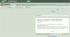 Desktop Screenshot of lisapenguin.deviantart.com