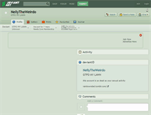 Tablet Screenshot of nellytheweirdo.deviantart.com
