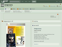 Tablet Screenshot of designorama.deviantart.com