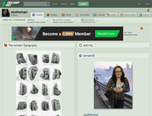 Tablet Screenshot of ooohoman.deviantart.com