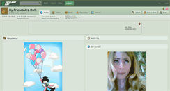 Desktop Screenshot of my-friends-are-owls.deviantart.com