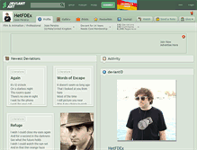 Tablet Screenshot of hetfdex.deviantart.com