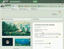 Tablet Screenshot of memarko.deviantart.com