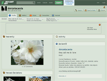 Tablet Screenshot of donzelacassia.deviantart.com