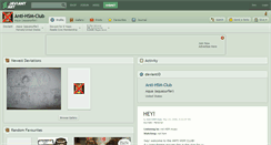 Desktop Screenshot of anti-hsm-club.deviantart.com