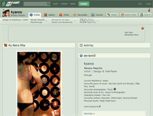 Tablet Screenshot of kyanos.deviantart.com