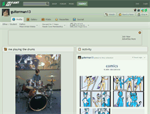 Tablet Screenshot of guiterman13.deviantart.com