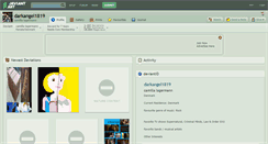 Desktop Screenshot of darkangel1819.deviantart.com
