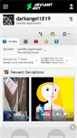Mobile Screenshot of darkangel1819.deviantart.com