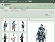 Tablet Screenshot of nationalist19.deviantart.com