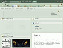 Tablet Screenshot of dfangd.deviantart.com