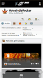 Mobile Screenshot of noiseindierocker.deviantart.com