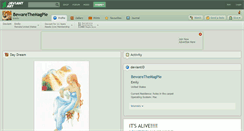 Desktop Screenshot of bewarethemagpie.deviantart.com