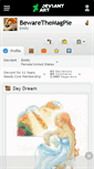 Mobile Screenshot of bewarethemagpie.deviantart.com