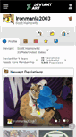 Mobile Screenshot of ironmania2003.deviantart.com