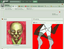 Tablet Screenshot of lukelux.deviantart.com