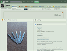 Tablet Screenshot of fraxuur.deviantart.com