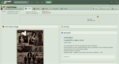 Desktop Screenshot of courtniqua.deviantart.com