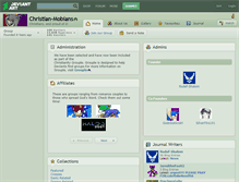 Tablet Screenshot of christian-mobians.deviantart.com