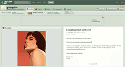 Desktop Screenshot of greengal14.deviantart.com