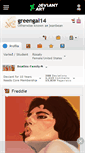 Mobile Screenshot of greengal14.deviantart.com