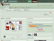 Tablet Screenshot of lolita-child.deviantart.com