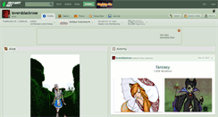 Desktop Screenshot of loversblackrose.deviantart.com