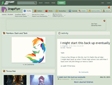 Tablet Screenshot of dragoflyrr.deviantart.com