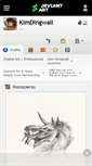 Mobile Screenshot of kimdingwall.deviantart.com