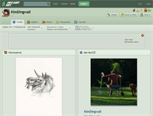 Tablet Screenshot of kimdingwall.deviantart.com
