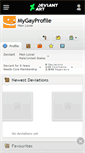 Mobile Screenshot of mygayprofile.deviantart.com