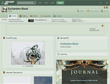 Tablet Screenshot of enchanters-blood.deviantart.com