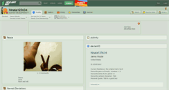 Desktop Screenshot of hinata125634.deviantart.com