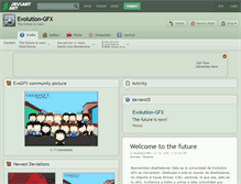 Tablet Screenshot of evolution-gfx.deviantart.com