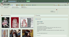 Desktop Screenshot of dark-catgirl.deviantart.com